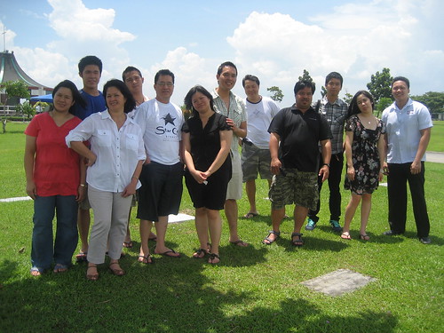 The Family at Lolo Jose's Grave