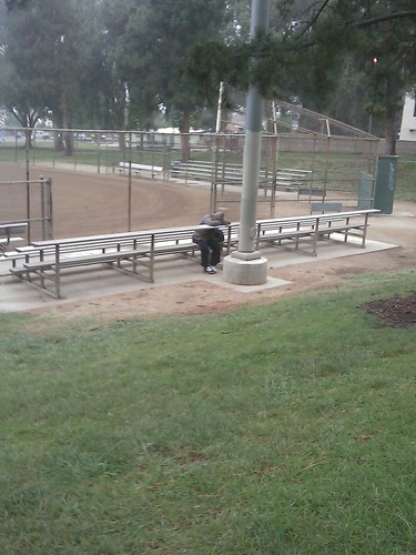 Hobo at The Baseball Field