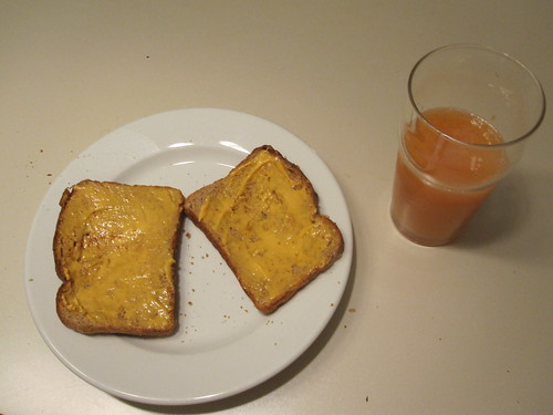 Toast and juice
