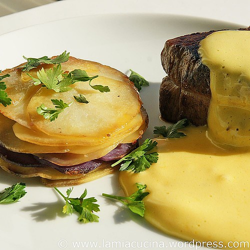 Rindstournedos an Sauce Béarnaise mit Pommes Anna | lamiacucina