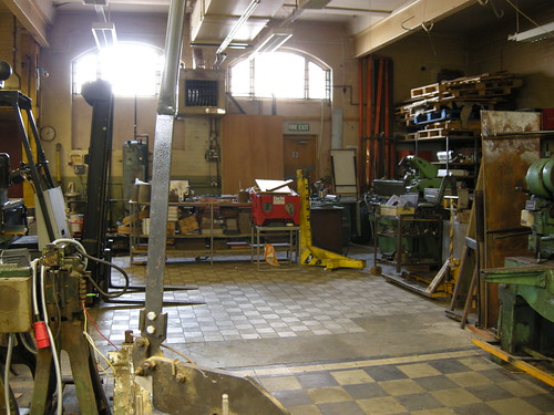 The foundry area