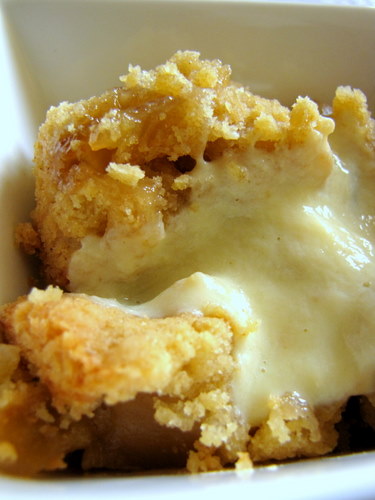 Easy Apple Crumble with Vanilla Custard Sauce- Step by Step Recipe