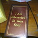 From Grandma's basement: I Am Interested In Your Soul
