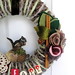 Chipmunk Fall Yarn Wreath por KnockKnocking