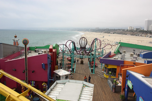 View from the Santa Monica Ferris Wheel