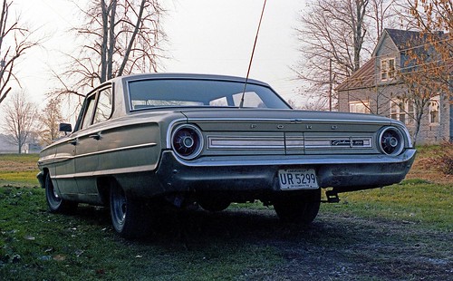 This was my best friend's car a 1964 Ford Galaxie 500 4Door model
