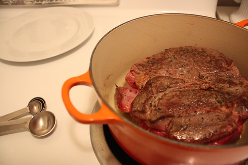 1st pot roast - the meat! 