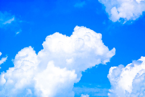 “How sweet to be a Cloud Floating in the Blue!”  by you.