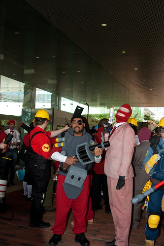 Some of the Team Fortress Team