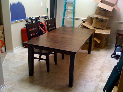 New dining room table