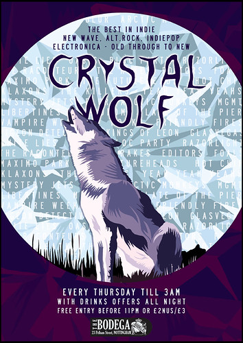 CRYSTAL WOLF POSTER