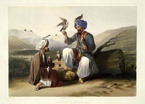 003-Vendedores ambulantes del Ko-i-staun-The costumes of the various tribes.. 1848-James Rattray