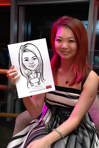 Caricature live sketching for TLC - 35