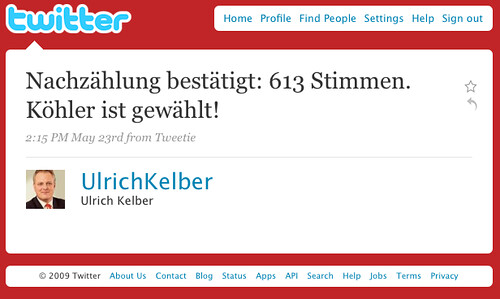 Twitter / Ulrich Kelber: Nachzählung bestätigt: 613 ...