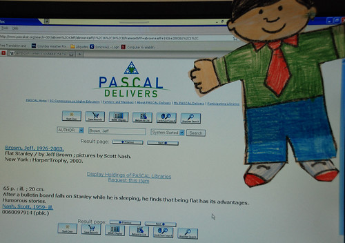 Flat Stanley in the online catalog