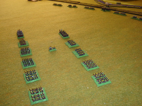 Main Uesugi army marches towards the Takeda