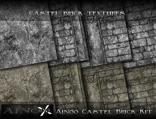 - Ainoo Castel Brick Kit - Castel Brick Textures by Ainoo By Alexx Pelia