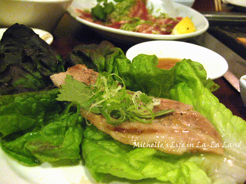 Tsuruhashi- Pork Belly with Lettuce