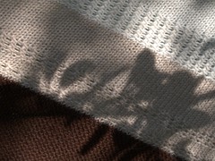textured shawl closeup