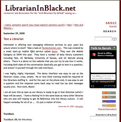 Review of Mosio's Text a Librarian Service by noelieo
