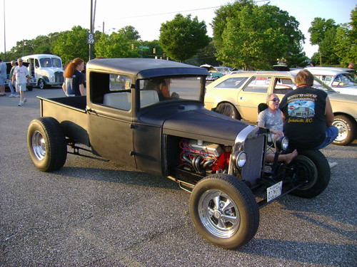 1930 Ford Model A Pickup Hot Rod Lost in the 50s Cruise Night at Marley 