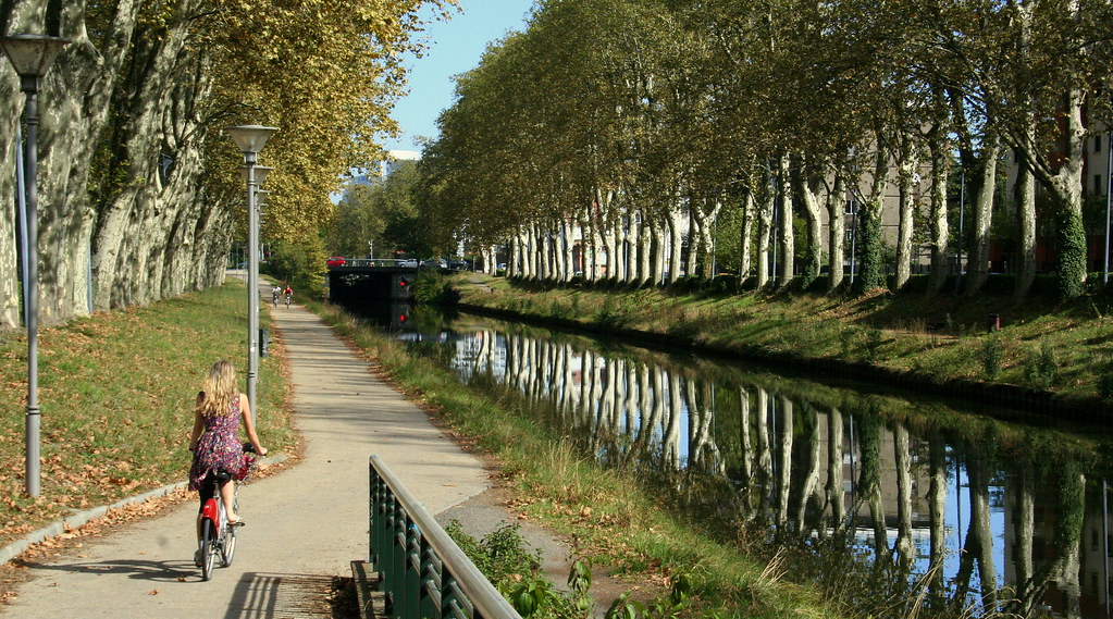 Balade en vélo le long du canal du Midi
