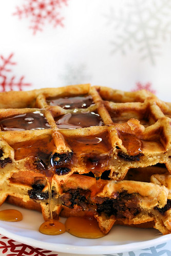 christmas pudding waffles 6213 R