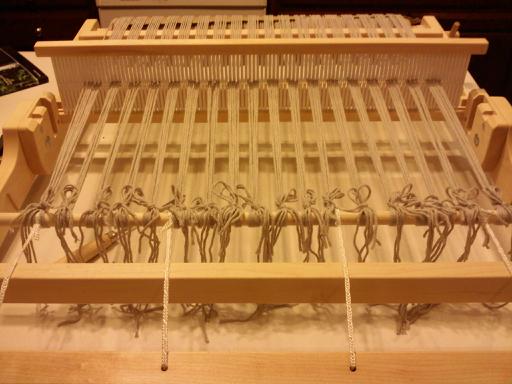 New weaving project on the loom