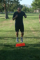 Peter at plyometrics by Simi Valley Boot Camp
