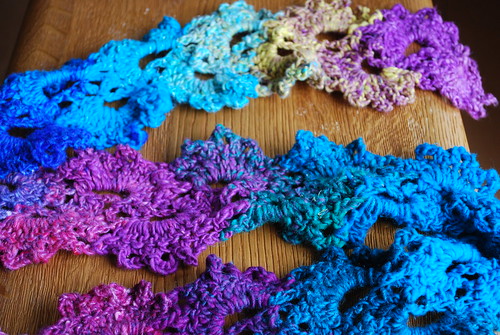 queen anne's lace scarf