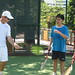 Junior tennis - the players with Ken