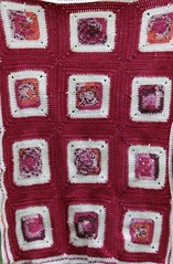 Rose baby blanket