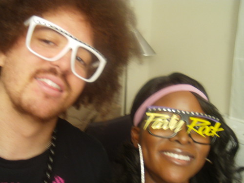 Party Rock: Red Foo of LMFAO and Abiola Abrams