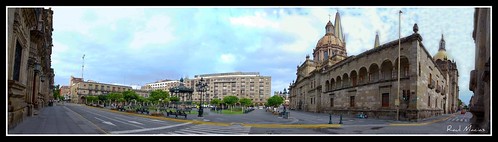 Panoramica Catedral Centro Guadalajara Jalisco Mexico