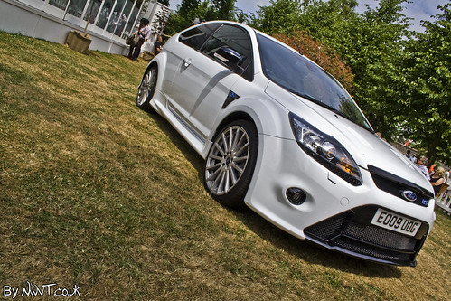 White Ford Focus RS At Festival Of Speed by NWVTcouk