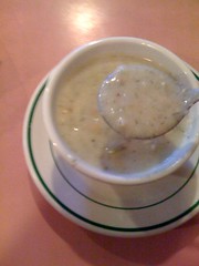 My first New England clam chowder in New England in 30 years