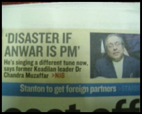 Disaster If Anwar is PM - Dr Chandra