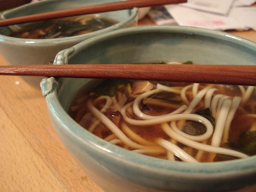 Udon in Cool Bowls