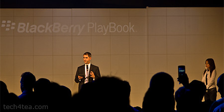 Official launch of the RIM BlackBerry PlayBook in Singapore