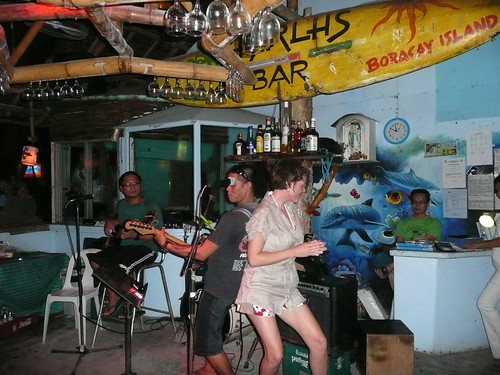 Sarah at Boracay Beach Bar