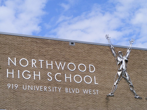 Northwood High School Sign (I Love This Font!)