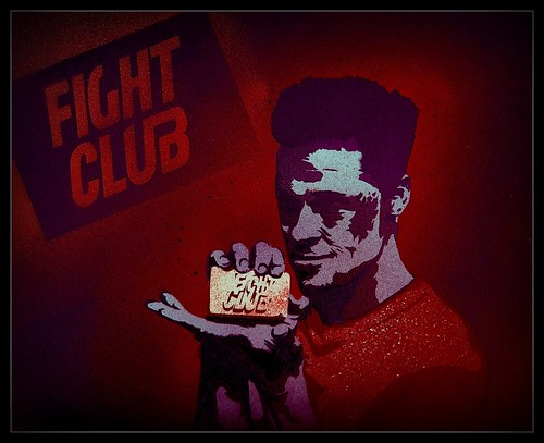 Tyler Durden Stencil. Tyler Durden from the Fight