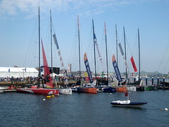 Boats lined up
