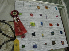 Third Place in category, Second place for Polly Briwa Log Cabin Challenge, wallhanging category (prize money too!)