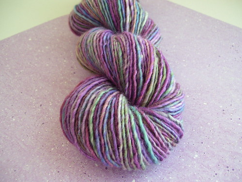Purple Mountains Handspun BFL wool yarn