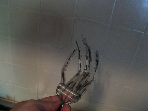 hot glue hand w posable armature