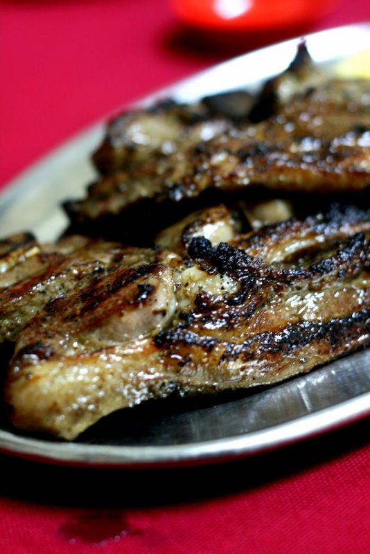 Grilled lamb chop