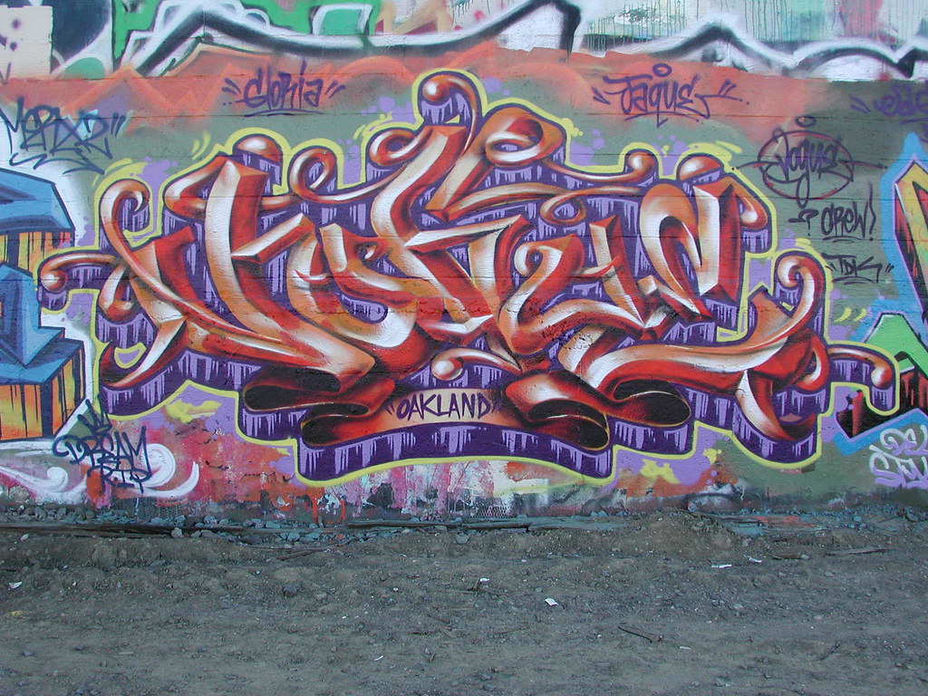 Vogue Graffiti Piece - Oakland California. 