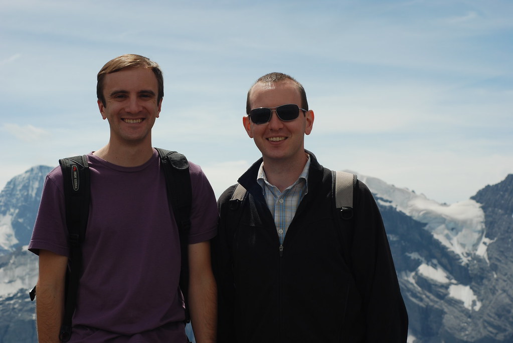 Eric and Nick on Schilthorn