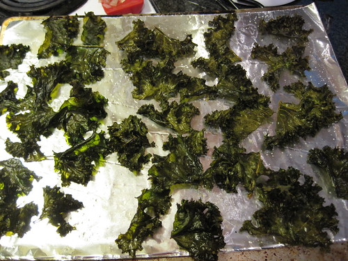 Finished Kale Chips